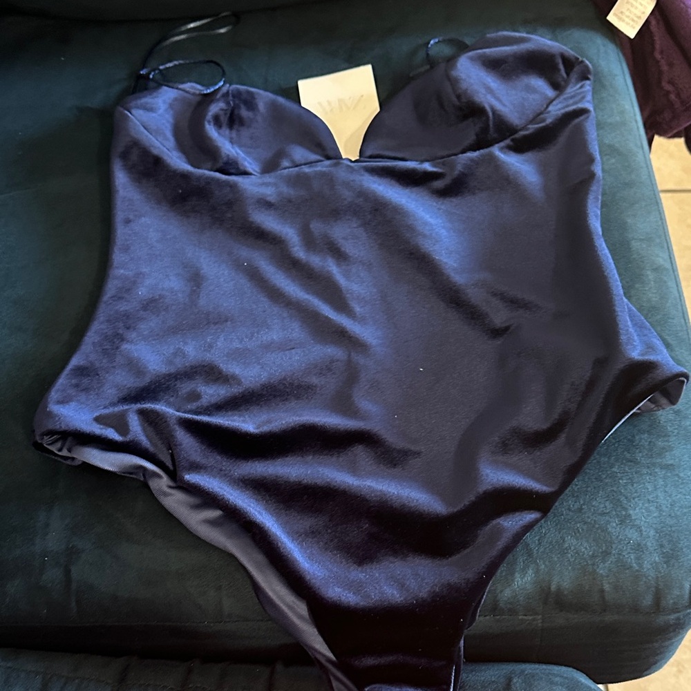 Zara Navy Blue Bodysuit - Picture 7 of 7
